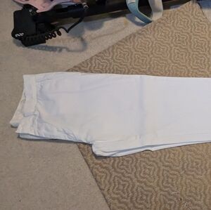 Men's polo white chinos 32x32